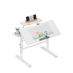 Adjustable children's desk Study 3.7 Pink 90 cm