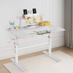 Biurko regulowane dla dziecka Study 3.7 Pink 90 cm