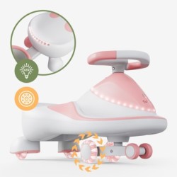 Jeździk dla dzieci grawitacyjny Focus 55 Pink