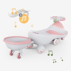 Jeździk dla dzieci grawitacyjny Tulano Focus 55 Pink