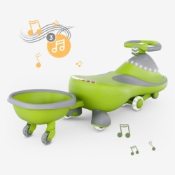Jeździk dla dzieci grawitacyjny Tulano Focus 55 Green