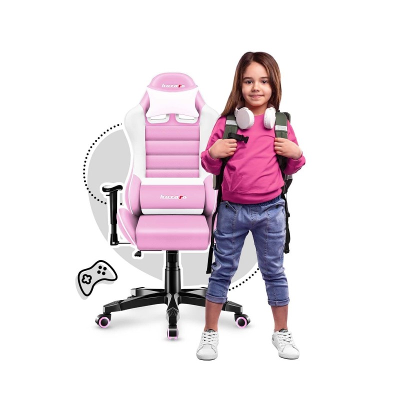 Fotel Gamingowy dla dziecka HUZARO RANGER 6.0 Pink
