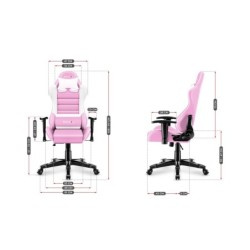 Fotel Gamingowy dla dziecka HUZARO RANGER 6.0 Pink