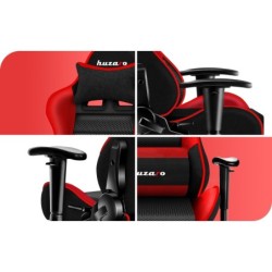 Fotel Gamingowy dla dziecka HUZARO RANGER 6.0 Red Mesh