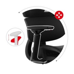 Fotel Gamingowy Huzaro Combat 8.0 Carbon Black