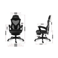 Fotel Gamingowy HUZARO COMBAT 3.0 Carbon
