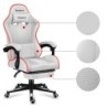 Fotel Gamingowy HUZARO Force 4.7 White RGB