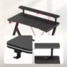 Gaming desk Hero 1.9 Black 120 cm