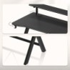 Biurko gamingowe Hero 1.9 Black 120 cm