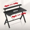 Hero 1.9 Black 120 cm gaming desk