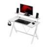 Hero 1.9 White 120 cm gaming desk