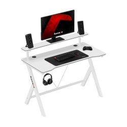 Hero 1.9 White 120 cm gaming desk