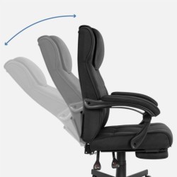 Fotel biurowy z masażem Boss 5.3 Black