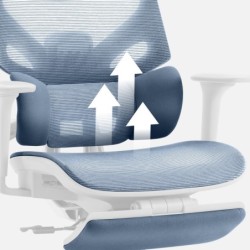 Fotel ergonomiczny Mark Adler Expert 8.7 Grey Mesh