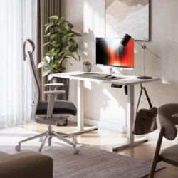 Leader 6.9 White 120 cm electric desk