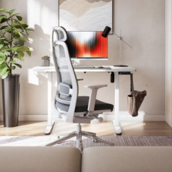 Electric desk Leader 6.9 White 120 cm