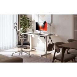 Leader 6.9 White 120 cm electric desk