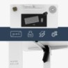 Electric desk Leader 6.9 White 120 cm