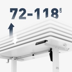 Biurko elektryczne Leader 6.9 White 120 cm