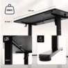 Electric gaming desk Hero 8.1 Black