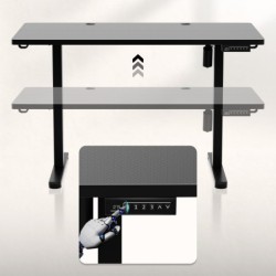 Biurko gamingowe elektryczne Hero 8.1 Black