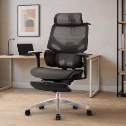 Fotel ergonomiczny Expert 8.7 Black Mesh