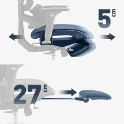 Fotel ergonomiczny Expert 8.7 Black Mesh