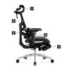 Ergonomic chair Expert 8.7 Black Mesh
