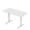 Hero 8.1 White electric gaming desk