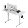 Electric gaming desk Hero 8.1 White