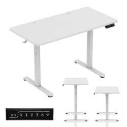 Hero 8.1 White electric gaming desk