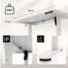 Electric gaming desk Hero 8.1 White