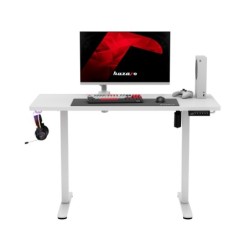 Hero 8.1 White electric gaming desk