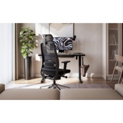 Biurko elektryczne ze szklanym blatem Mark Adler Leader 8.5 Black 120 cm