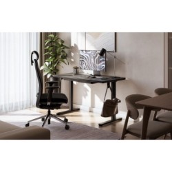 Biurko elektryczne ze szklanym blatem Mark Adler Leader 8.5 Black 120 cm