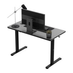 Biurko elektryczne ze szklanym blatem Mark Adler Leader 8.5 Black 120 cm