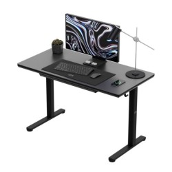 Biurko elektryczne ze szklanym blatem Mark Adler Leader 8.5 Black 120 cm