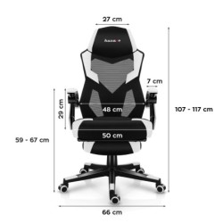Fotel gamingowy Combat 3.1 White