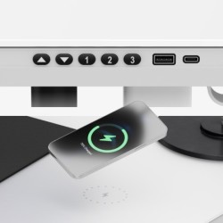 Leader 8.5 White 120 cm electric desk