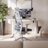 Biurko elektryczne ze szklanym blatem Mark Adler Leader 8.5 White 120 cm