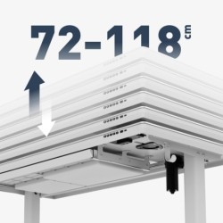 Biurko elektryczne Leader 8.5 White 120 cm