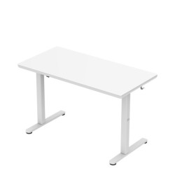 Biurko elektryczne ze szklanym blatem Mark Adler Leader 8.5 White 120 cm