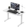 Biurko elektryczne ze szklanym blatem Mark Adler Leader 8.5 White 120 cm