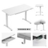 Leader 8.5 White 120 cm electric desk
