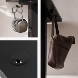 Leader 7.3 Black 140 cm electric desk