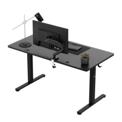 Biurko elektryczne Leader 7.3 Black 140 cm