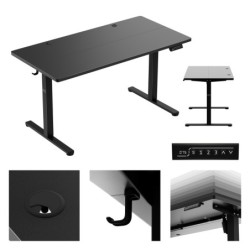 Leader 7.3 Black 140 cm electric desk