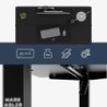 Electric desk Leader 7.3 Black 140 cm