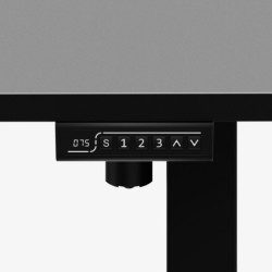 Electric desk Leader 7.3 Black 140 cm