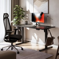 Leader 7.3 Black 140 cm electric desk